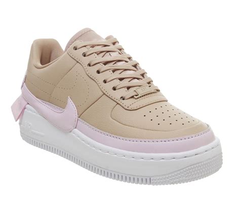 nike air force 1 beige rosa